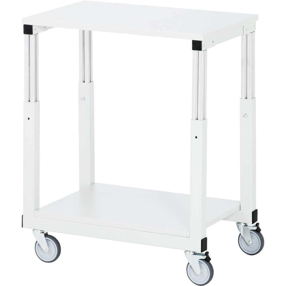 Immagine del prodotto: Tavolo da lavoro mobile RAU Serie E, AxLxP 650-1.000 x 500 x 700 mm, piano di lavoro con rivestimento in melamina