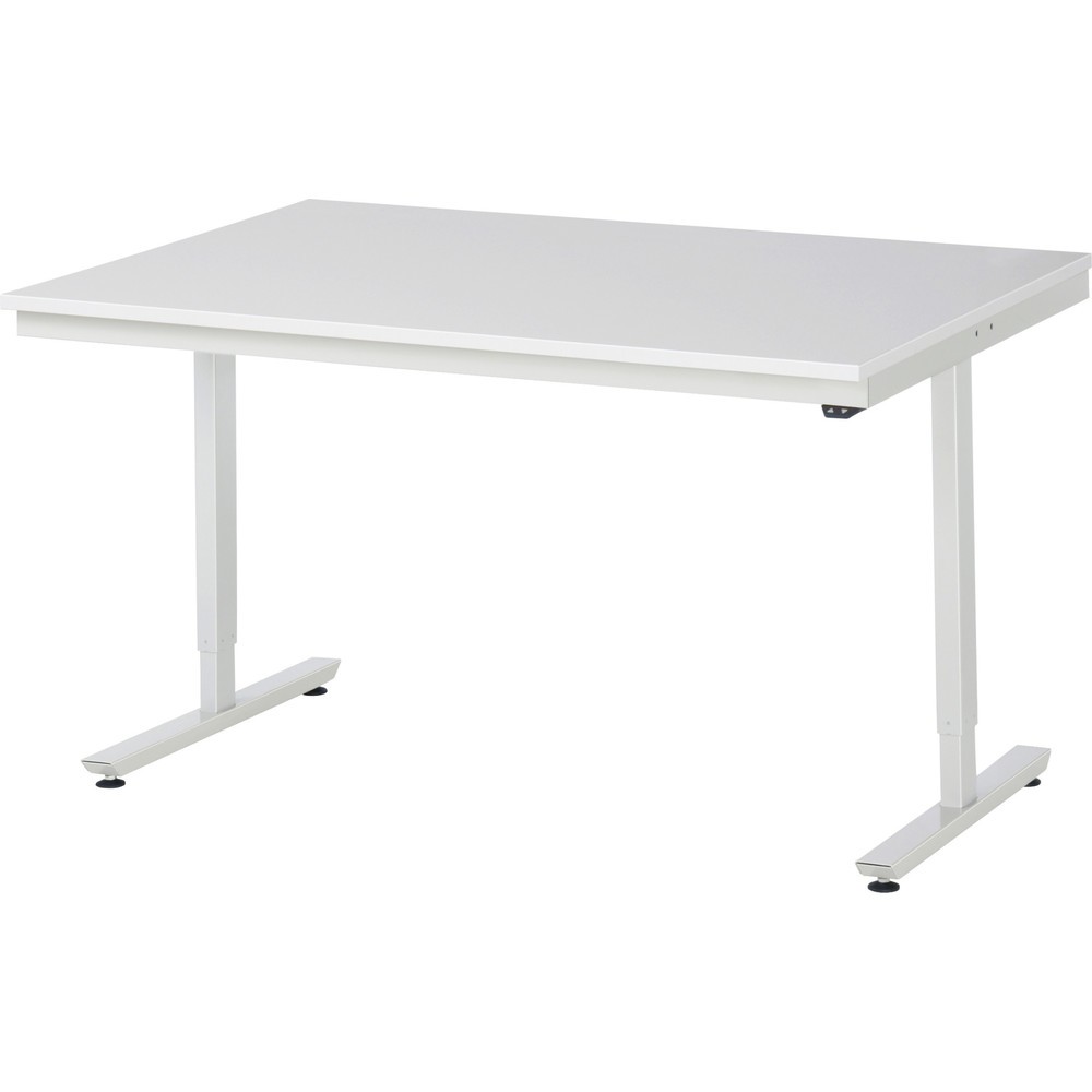 Immagine del prodotto: Tavolo da lavoro RAU regolabile in altezza elettricamente Serie adlatus 300, AxLxP 720-1.120 x 1.500 x 1.000 mm, piano di lavoro rivestito in melamina EGB