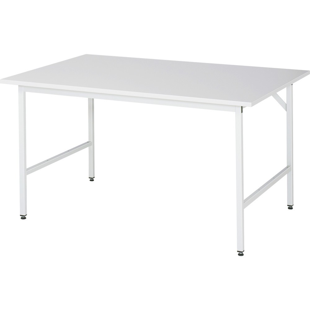 Immagine del prodotto: Tavolo da lavoro RAU regolabile in altezza serie JERRY, AxLxP 800-850 x 1.500 x 1.000 mm, piano di lavoro con rivestimento in melamina
