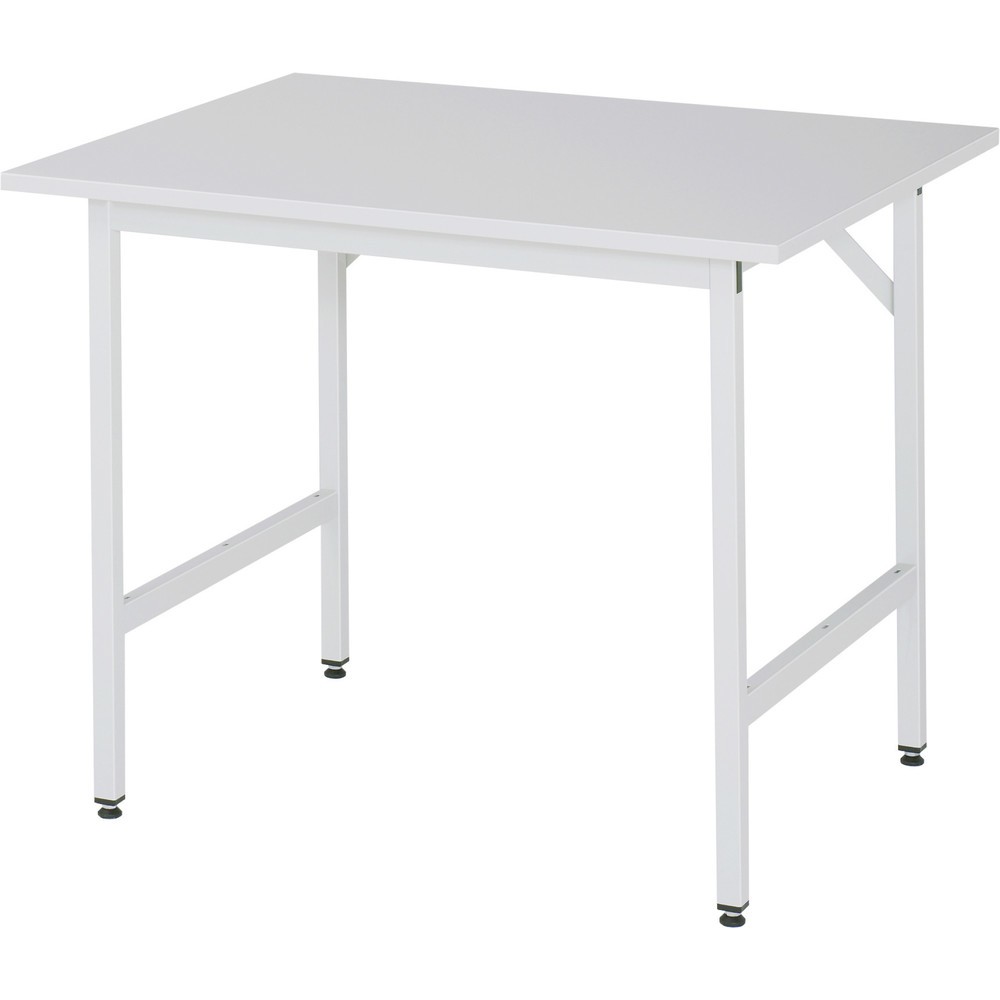 Immagine del prodotto: Tavolo da lavoro RAU regolabile in altezza serie JERRY, AxLxP 800-850 x 1.000 x 800 mm, piano di lavoro con rivestimento in melamina