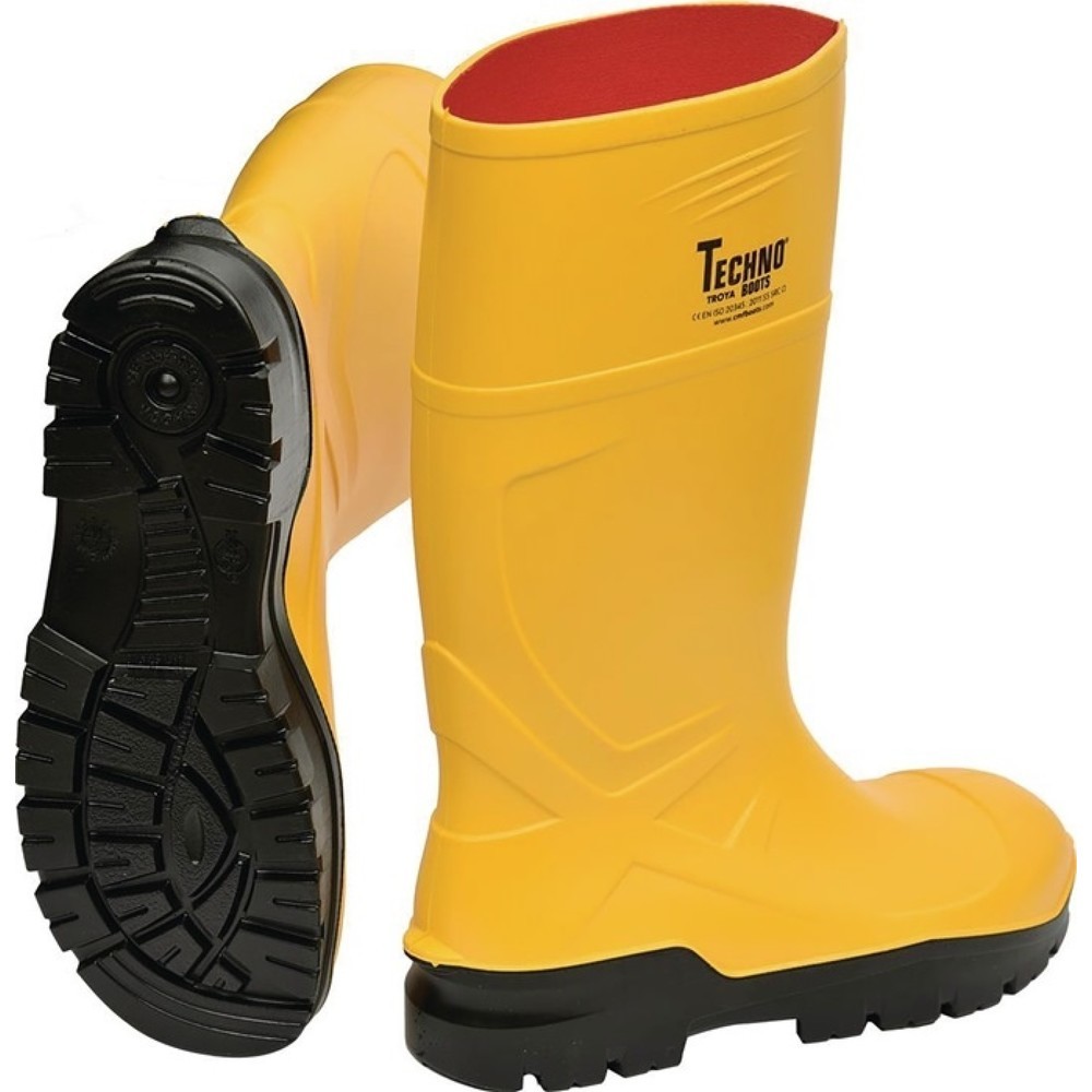 Produktabbildung: TECHNO BOOTS Sicherheitsstiefel Rönne Gr.41 gelb S5