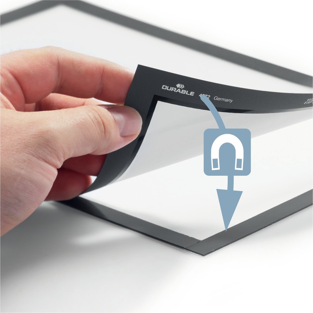 Immagine del prodotto n. 5: Telaio informativo DURAFRAME® DURABLE, autoadesivo, DIN A3, nero