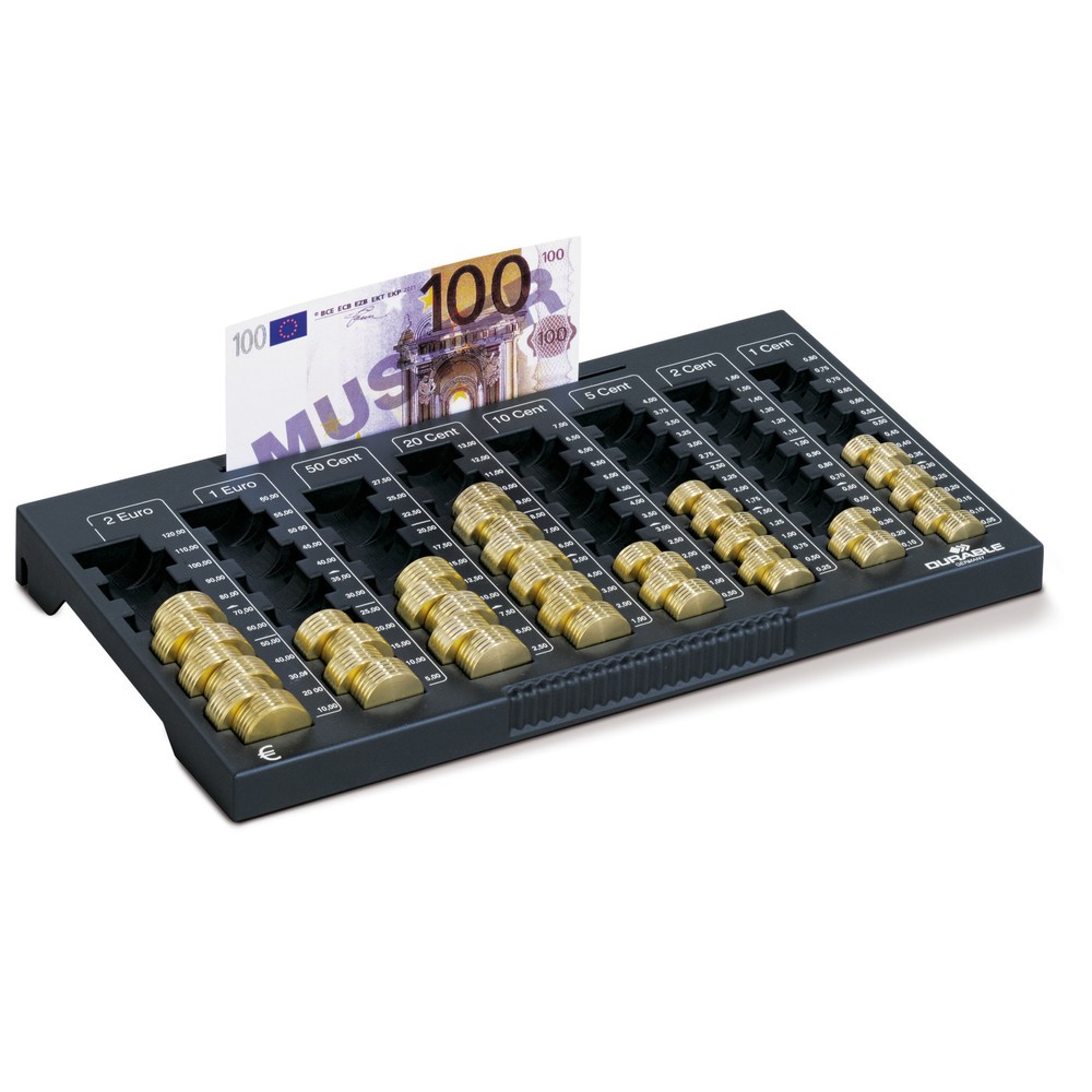 Product afbeelding: Telbord DURABLE voor euromunten en biljetten