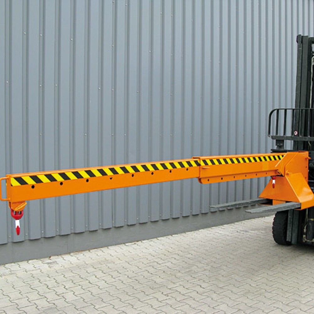 Productafbeelding nr. 2: Telescopische en in hoogte verstelbare kraanarm Eichinger®, 2.500 kg, zuiver oranje