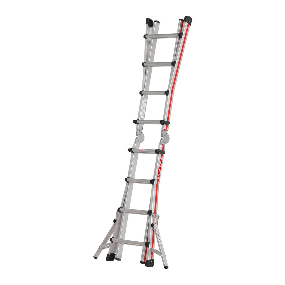 Productafbeelding nr. 2: Telescopische ladder HYMER, totale lengte 5,14 m, 4x5 sporten