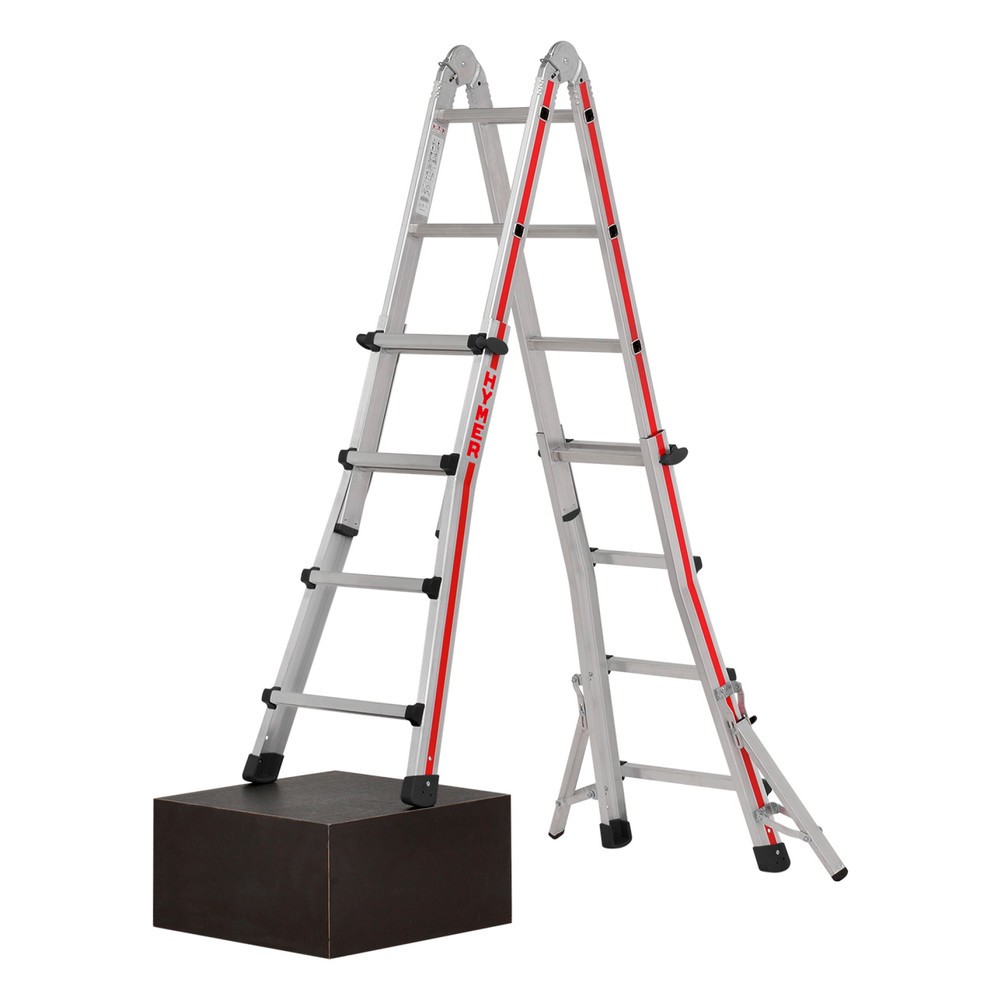 Productafbeelding nr. 15: Telescopische ladder HYMER, totale lengte 5,14 m, 4x5 sporten