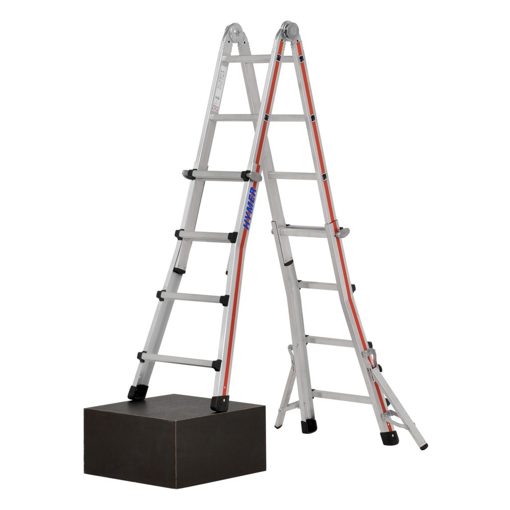 Productafbeelding nr. 12: Telescopische ladder HYMER TELESTEP, totale lengte 5,14 m, 4x5 sporten