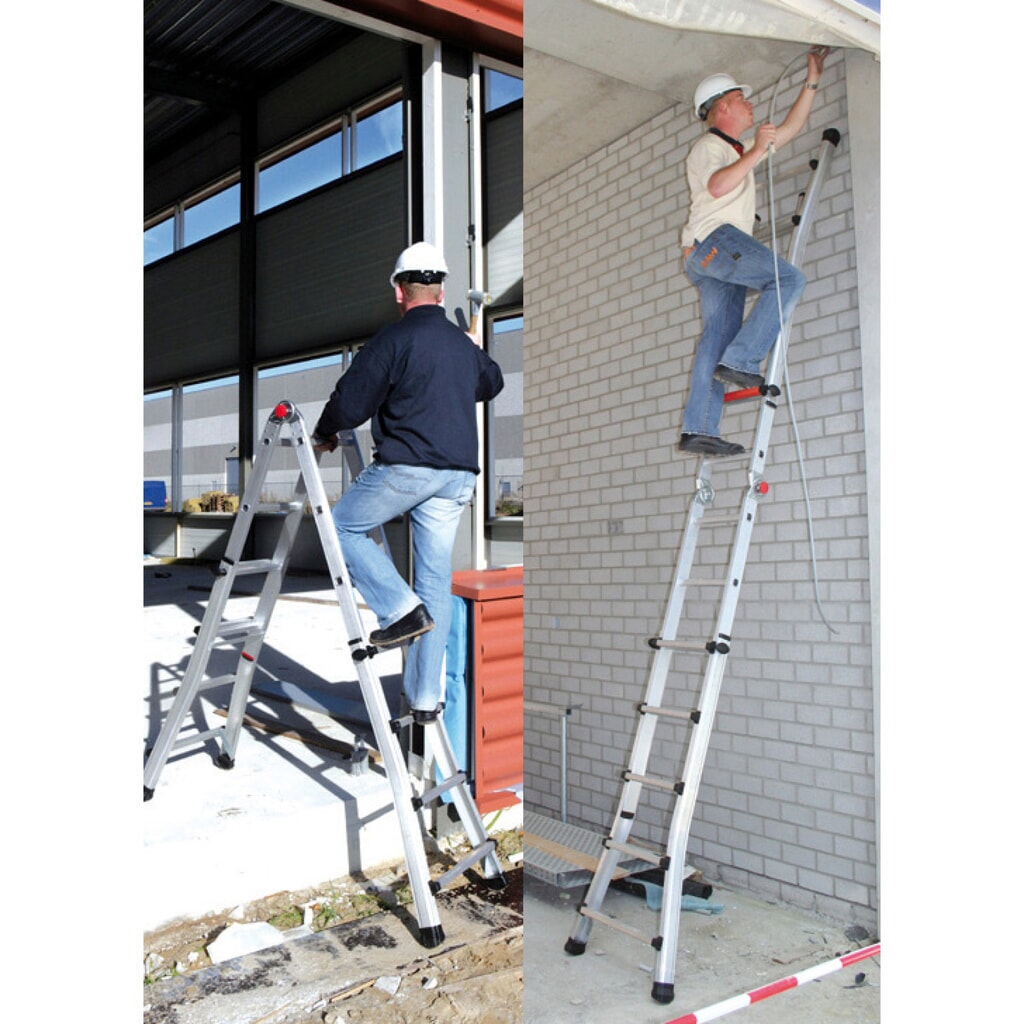 Teleskopleiter Varitrex TeleProf, 4 x 5 Stufen Produktabbildung Nr. 5: Teleskopleiter Varitrex TeleProf, 4 x 5 Stufen