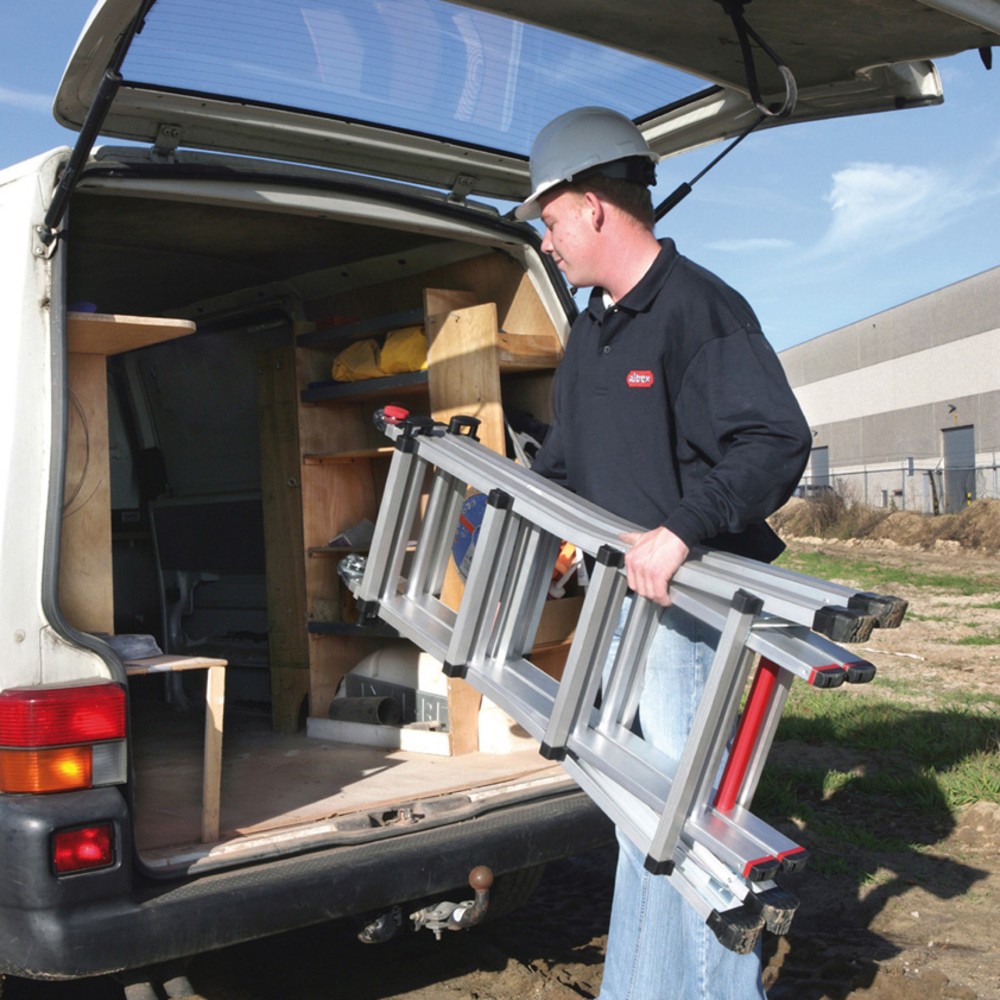 Produktabbildung Nr. 6: Teleskopleiter Varitrex TeleProf, 4 x 5 Stufen