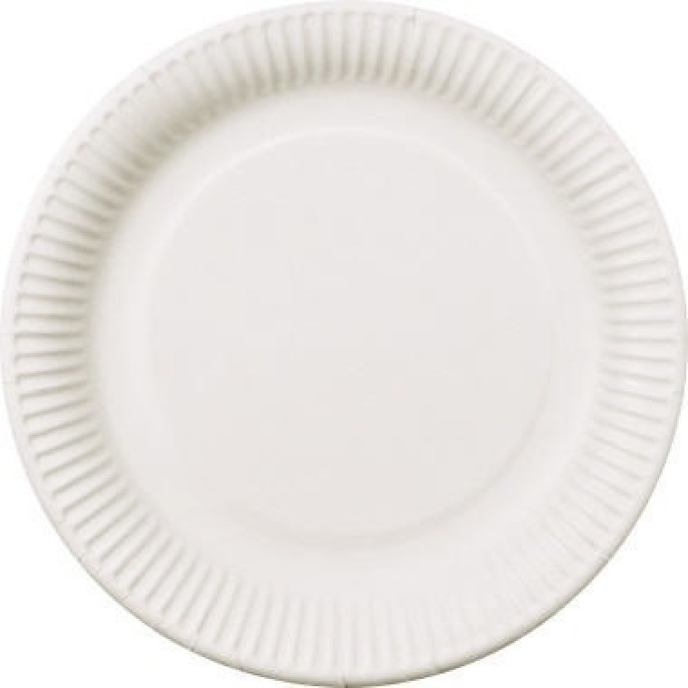 Produktabbildung: PAPSTAR Teller pure 11185 23cm rund Pappe weiß 100 St./Pack.
