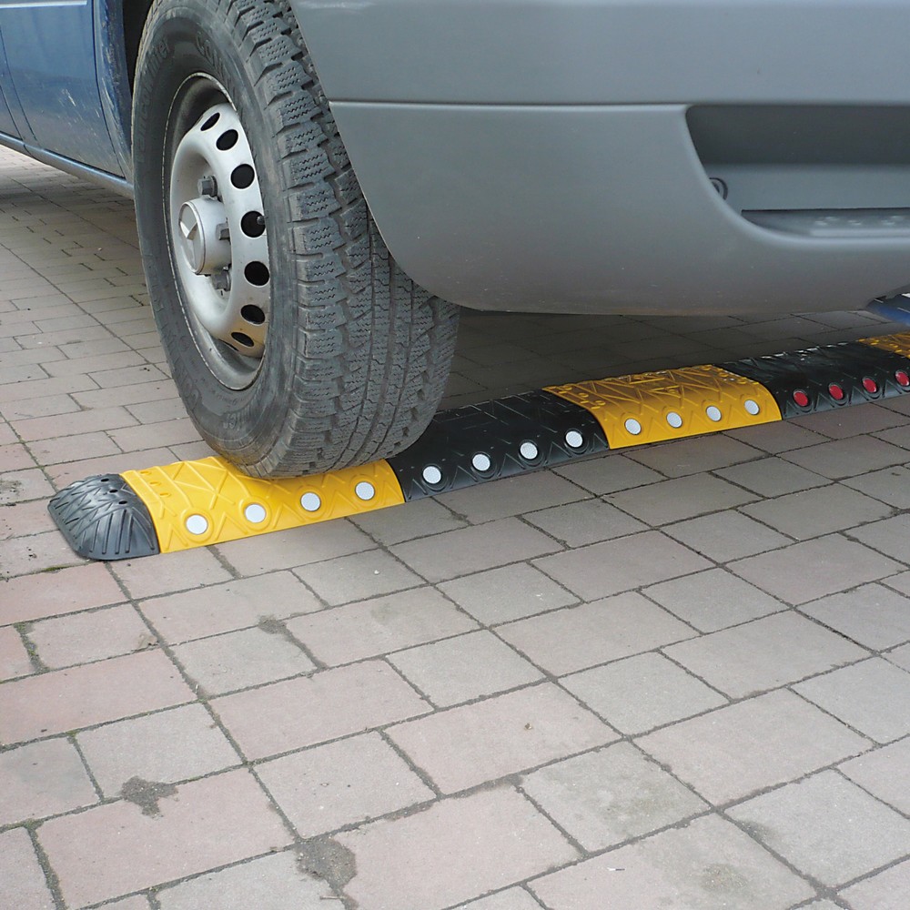 Produktabbildung Nr. 2: Temposchwelle aus PP, < 10 km/h, Grundelement, gelb