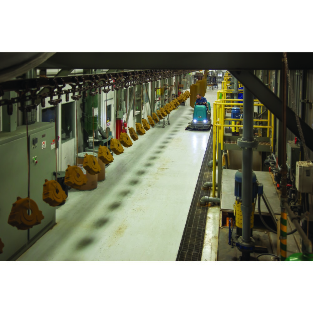 Produktabbildung Nr. 4: Tennant® Aufsitz-Scheuer-Saugmaschine T12, Batterie, 800 mm Walze, inkl. SST und ec-H2O™