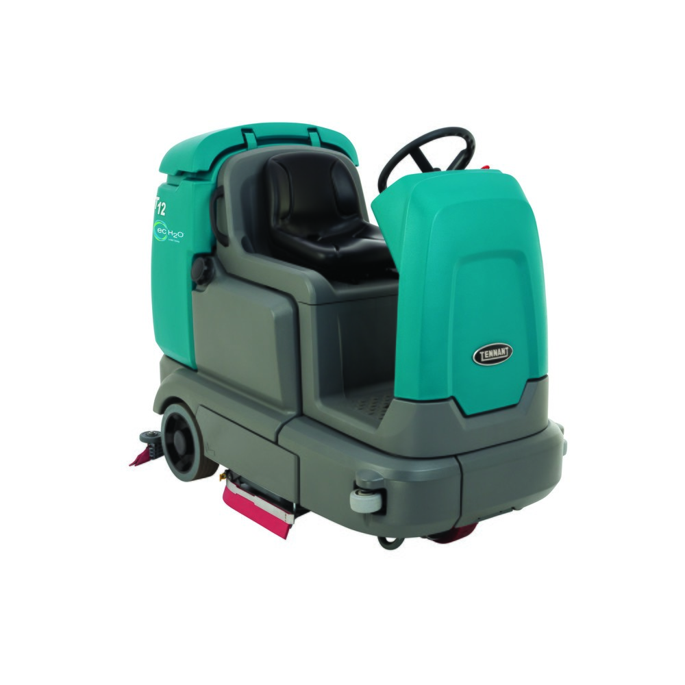 Produktabbildung Nr. 2: Tennant® Aufsitz-Scheuer-Saugmaschine T12, Batterie, 800 mm Walze, inkl. SST und ec-H2O™