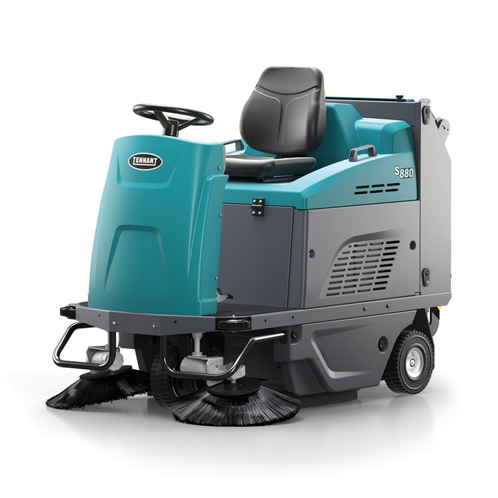 Product image: Tennant® S880 ride-on vacuum sweeper