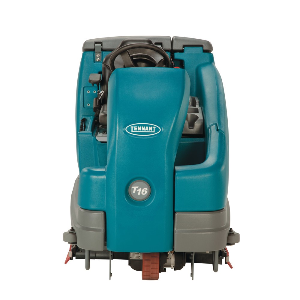 Product image: Tennant® T16 ride-on scrubber dryer, battery, 900 mm roller, incl. SST and ec-H2O™