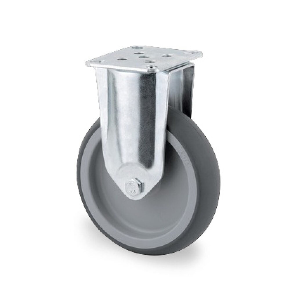 TENTE® Bockrolle TPE, Gleitlager, spurlos