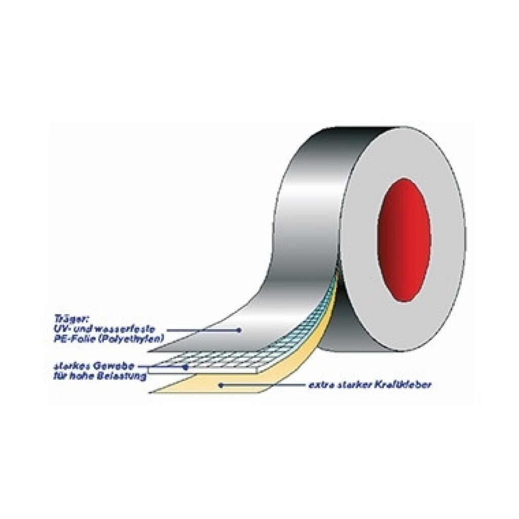 tesa® Gewebeband extra Power Universal 56389-00002 50mmx50m weiß Produktabbildung Nr. 2: tesa® Gewebeband extra Power Universal 56389-00002 50mmx50m weiß