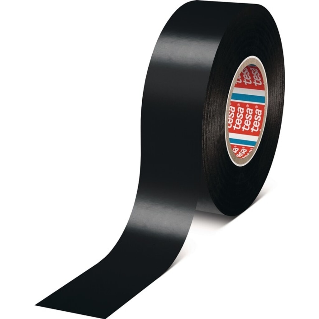 tesa® Isolierband tesa® flex® 4163, Länge 33 m Breite 19 mm, schwarz, Rolle Produktabbildung: tesa® Isolierband tesa® flex® 4163, Länge 33 m Breite 19 mm, schwarz, Rolle