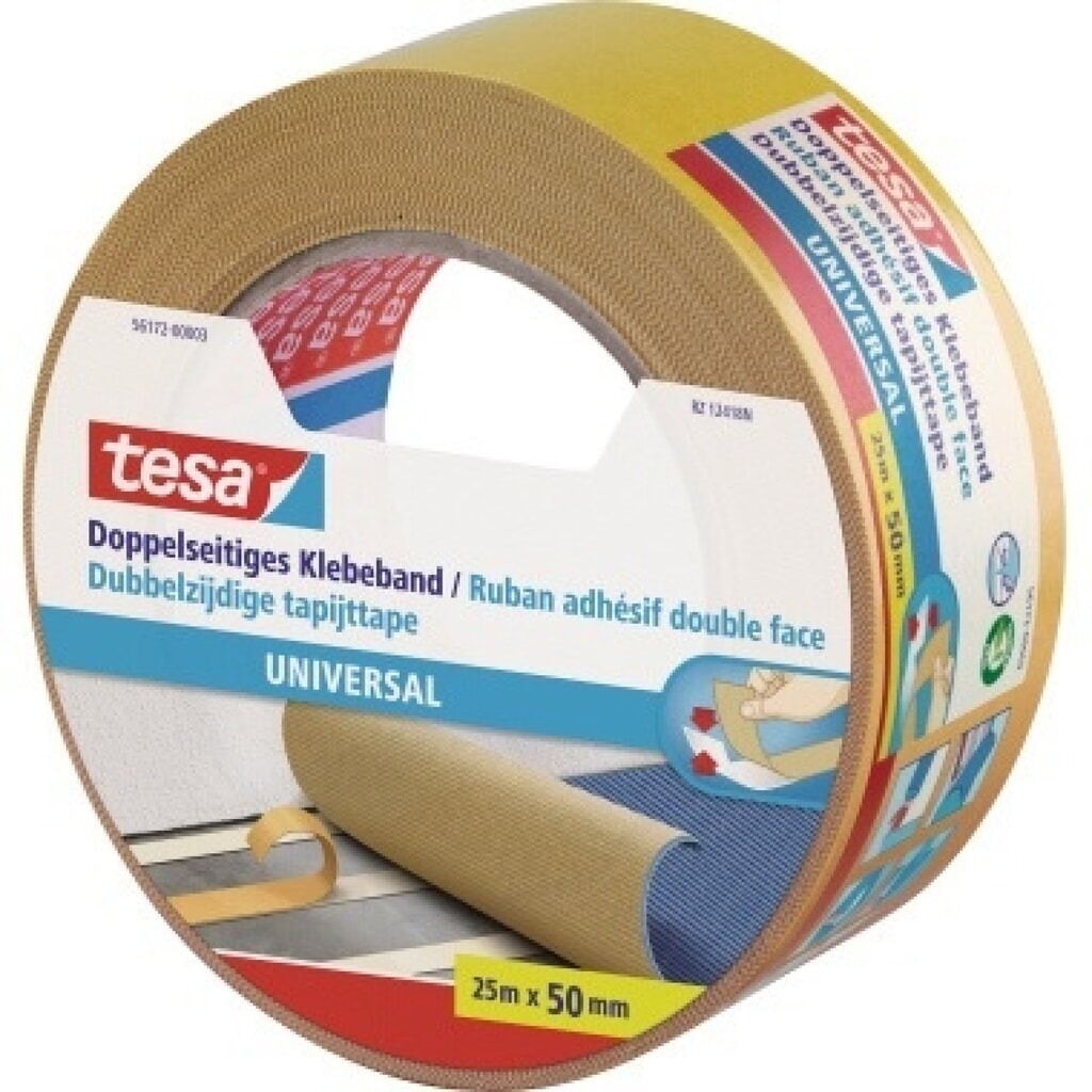 Produktabbildung: tesa®Klebeband Universal 56172-00003 doppels. 50mmx25m