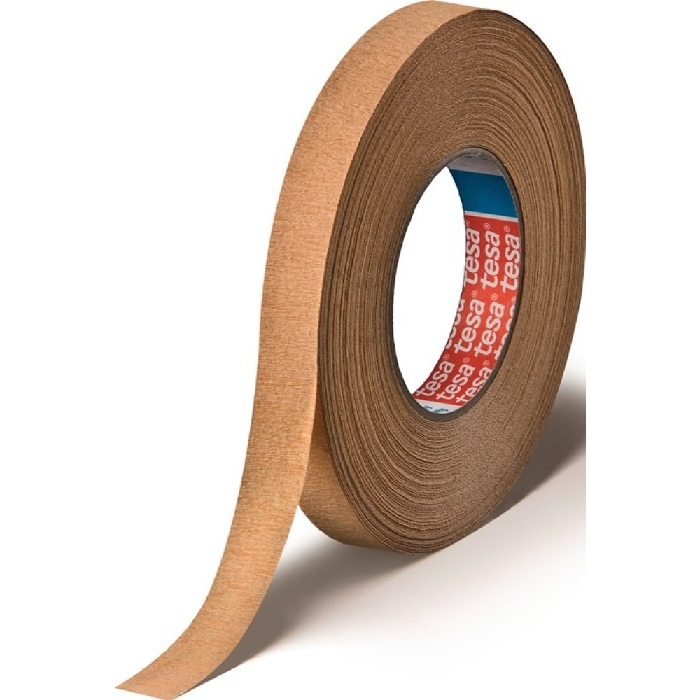 Produktabbildung Nr. 1: tesa® Kreppband tesa® krepp® 4319, hellbraun, stark gekreppt, Rolle, Länge 50 m Breite 19 mm