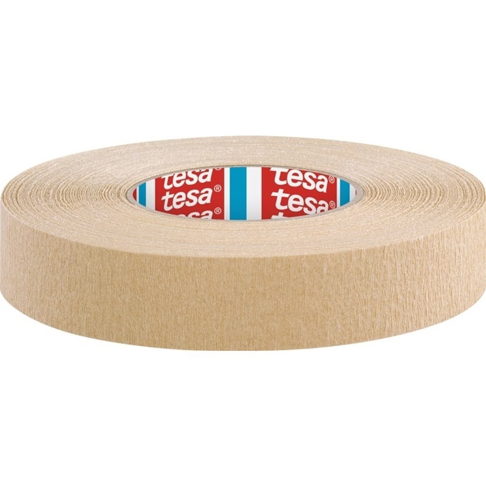 Produktabbildung Nr. 1: tesa® Kreppband tesa® krepp® 4319, hellbraun, stark gekreppt, Rolle, Länge 50 m Breite 30 mm
