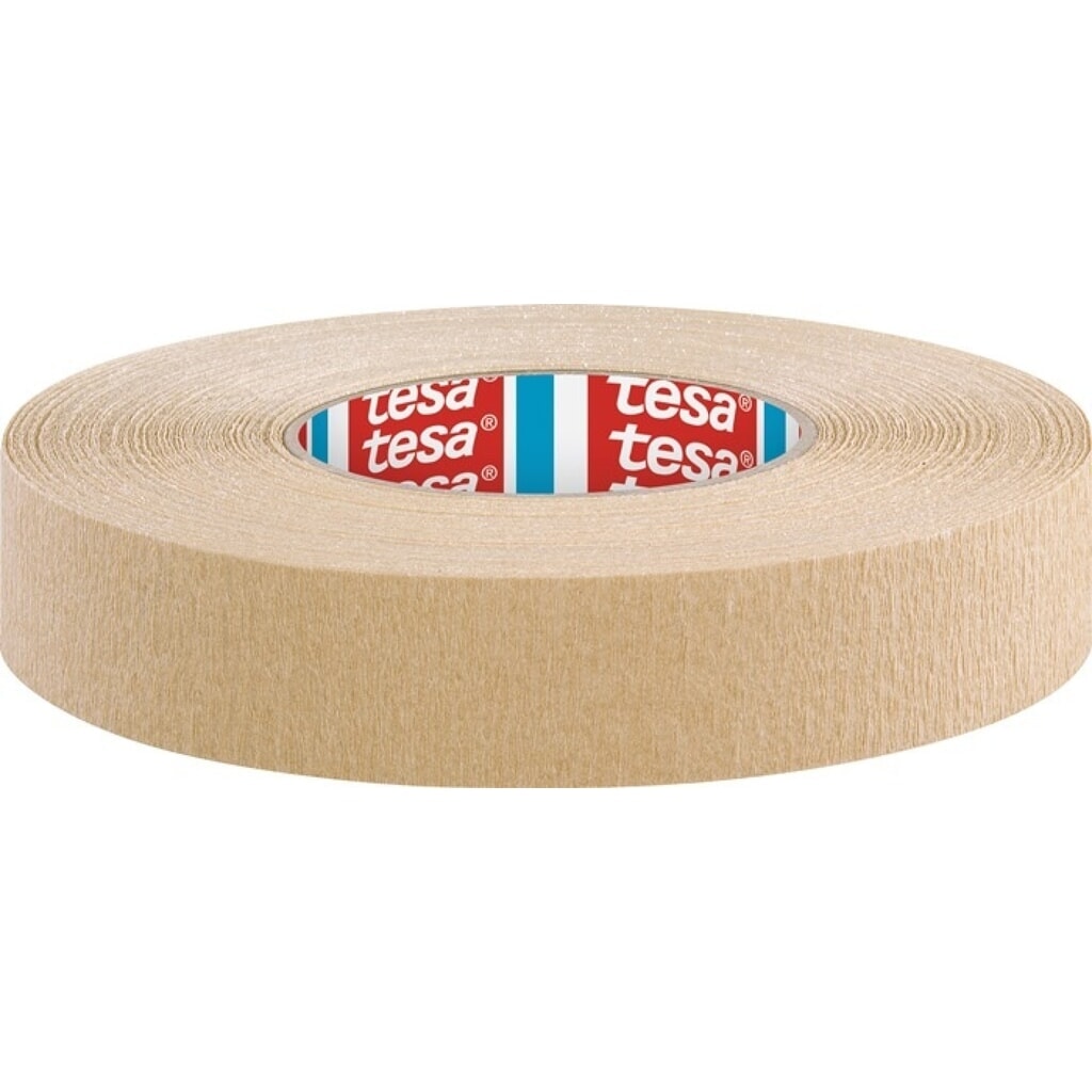 tesa® Kreppband tesa® krepp® 4319, hellbraun, stark gekreppt, Rolle, Länge 50 m Breite 30 mm Produktabbildung: tesa® Kreppband tesa® krepp® 4319, hellbraun, stark gekreppt, Rolle, Länge 50 m Breite 30 mm