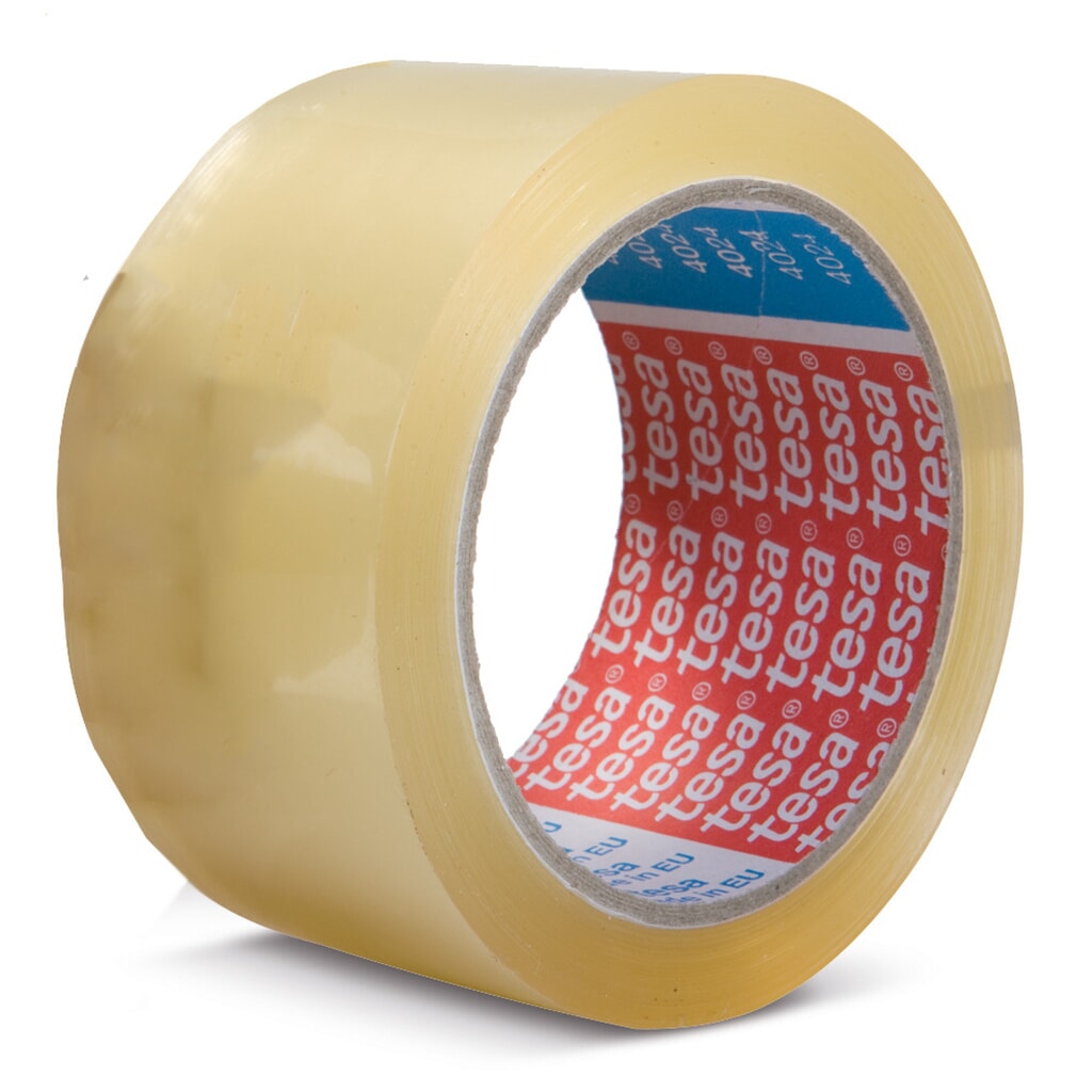 tesa® PVC-Klebeband 4124, transparent Produktabbildung: tesa® PVC-Klebeband 4124, transparent
