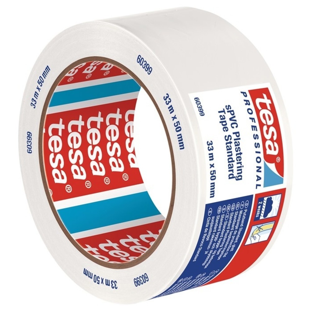 Produktabbildung Nr. 2: tesa® PVC Putzband 60399, Standard, weiß