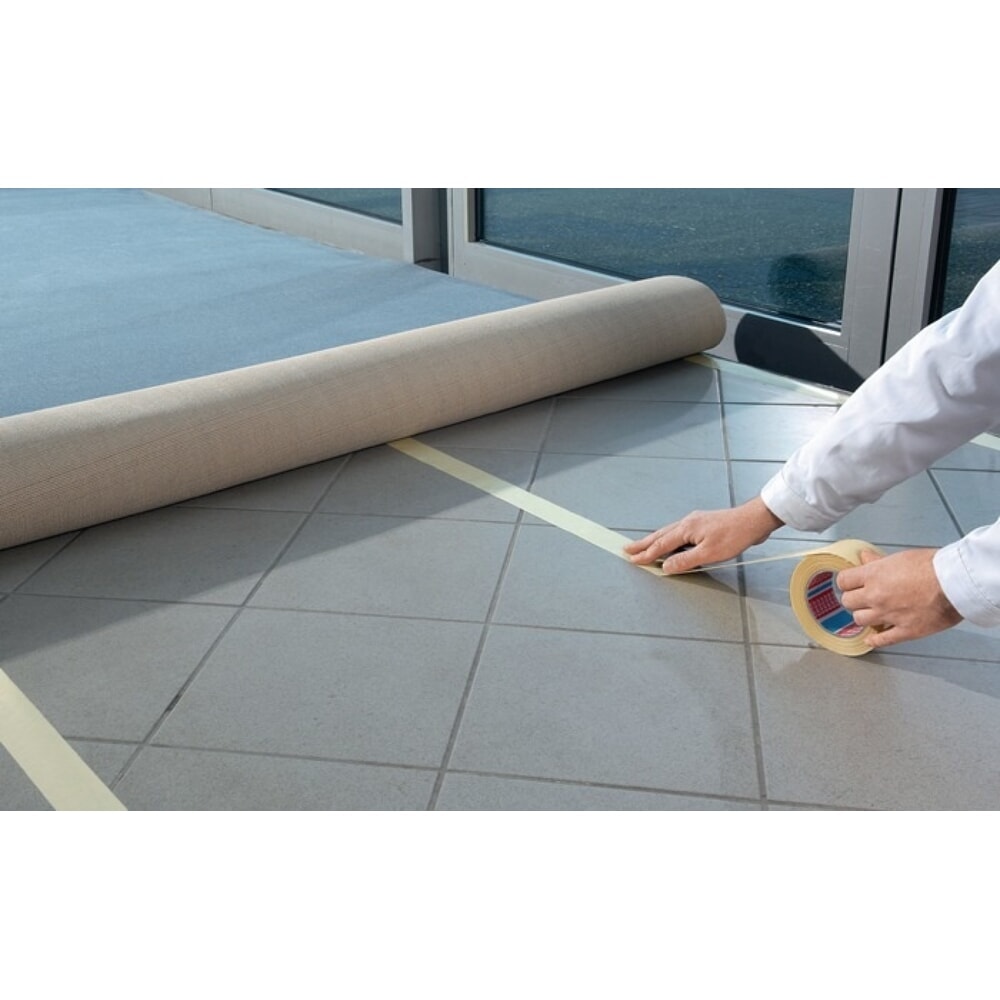 N° de l'image du produit 2 : tesa® Ruban adhésif double face tesa® fix® 4944, blanc, longueur 25 m largeur 50 mm, rouleau