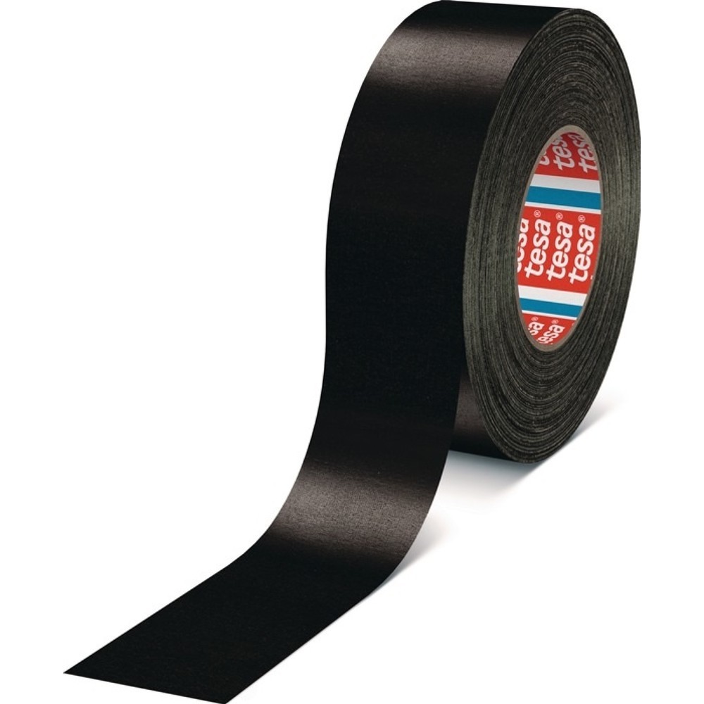 Illustration du produit: tesa® Ruban toilé tesa® band® Premium 4651, longueur 50 m largeur 38 mm, noir, rouleau