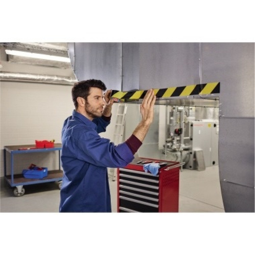 Produktabbildung: tesa® Signalklebeband 58133-00000 50mmx66m bedruckt gelb schwarz