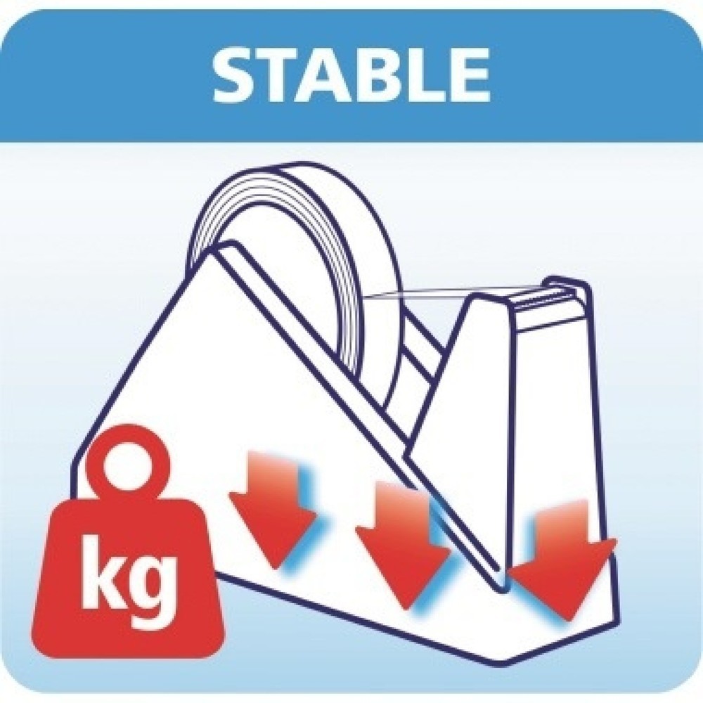 Produktabbildung Nr. 2: tesa® Tischabroller 57431-00000-02 schwarz