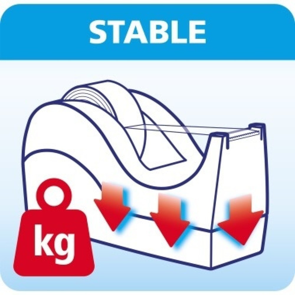 Produktabbildung Nr. 4: tesa® Tischabroller Easy Cut Orca 53914-00000-00 +Klebefilm