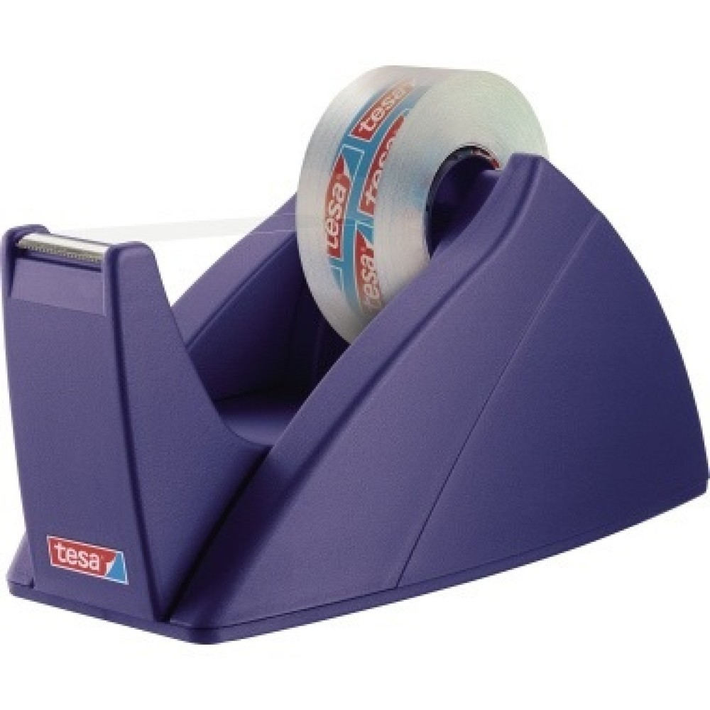 Produktabbildung: tesa® Tischabroller Easy Cut 57421-00002 33mx19mm royalblau