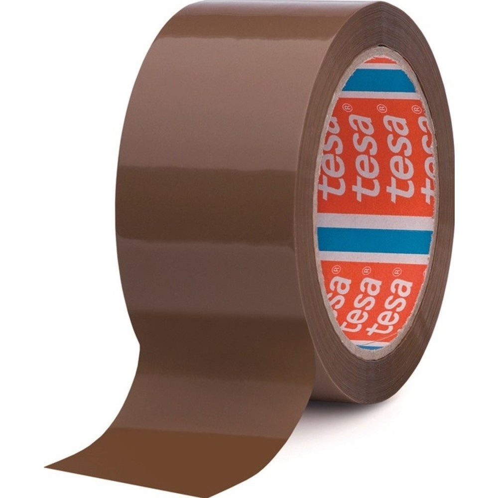 Produktabbildung: tesa® Verpackungsklebeband PP tesa® pack® 4280, Länge 66 m Breite 50 mm, chamois, Rolle