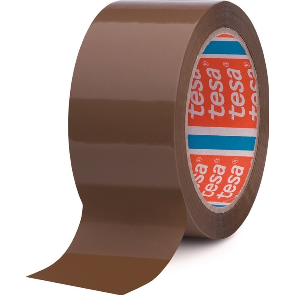 Produktabbildung: tesa® Verpackungsklebeband PP tesa® pack® 4280, Länge 66 m Breite 50 mm, chamois, Rolle