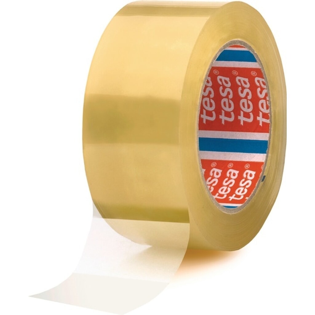 tesa® Verpackungsklebeband PP tesa® pack® 4280, Länge 66 m Breite 50 mm, farblos, Rolle Produktabbildung: tesa® Verpackungsklebeband PP tesa® pack® 4280, Länge 66 m Breite 50 mm, farblos, Rolle