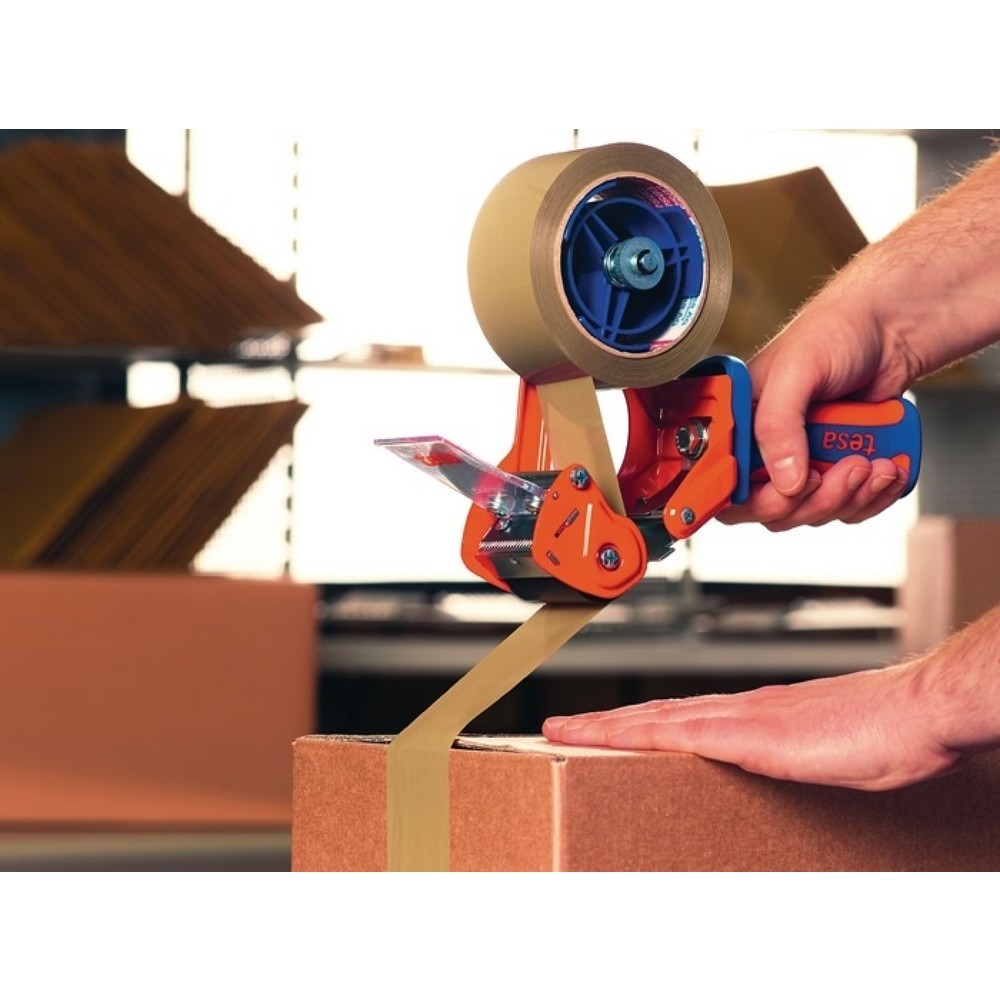 Produktabbildung Nr. 2: tesa® Verpackungsklebeband PVC tesa® pack® 4124, Länge 66 m Breite 50 mm, chamois, Rolle