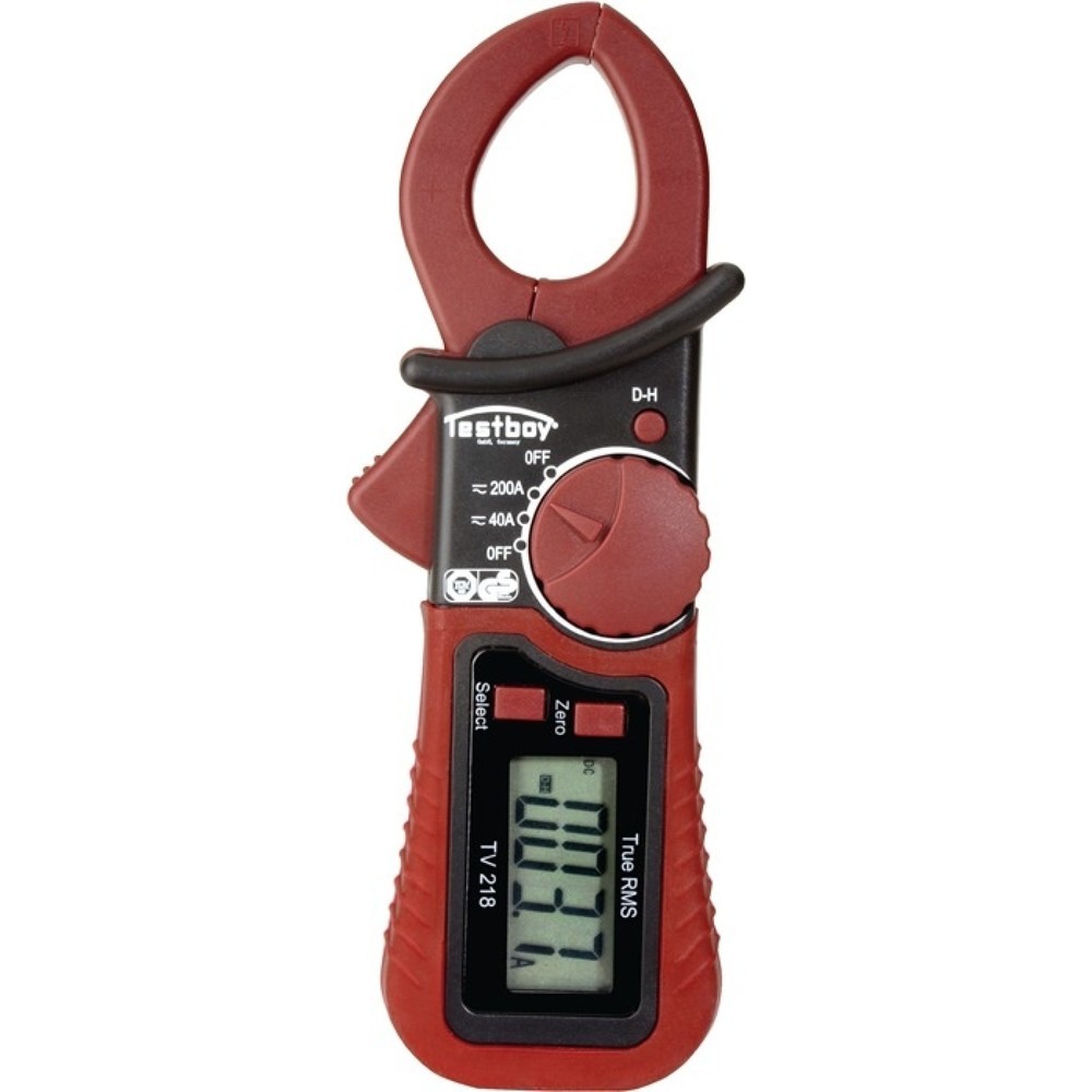 Produktabbildung: TESTBOY Zangenamperemeter TV 218 10 mA-200 A AC/DC CAT III 300 V