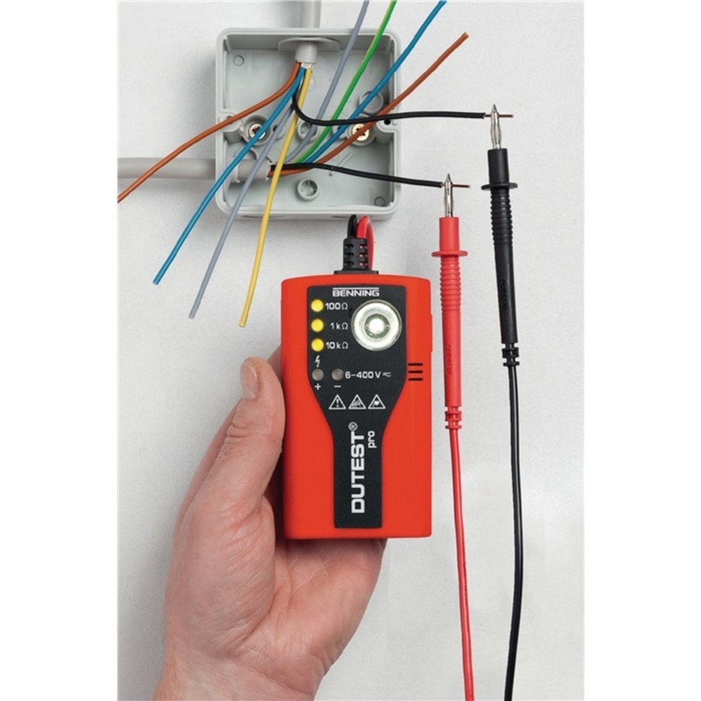 N° de l'image du produit 2 : Testeur de courant DUTEST® pro 6-400 V AC/DC BENNING