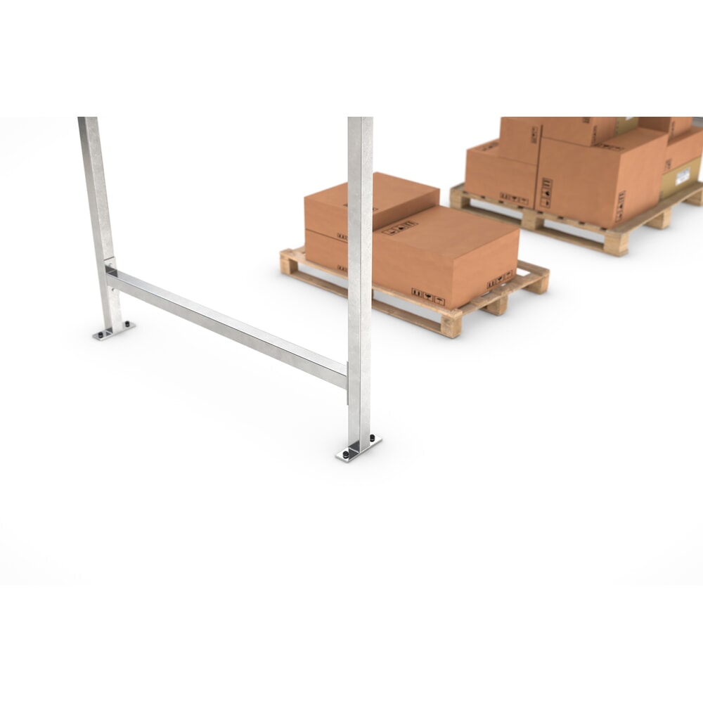 Immagine del prodotto n. 5: Tettoia wsm®, 1 lato, campata base, AxLxP 2.360 x 2.250 x 2.200 mm, zincato