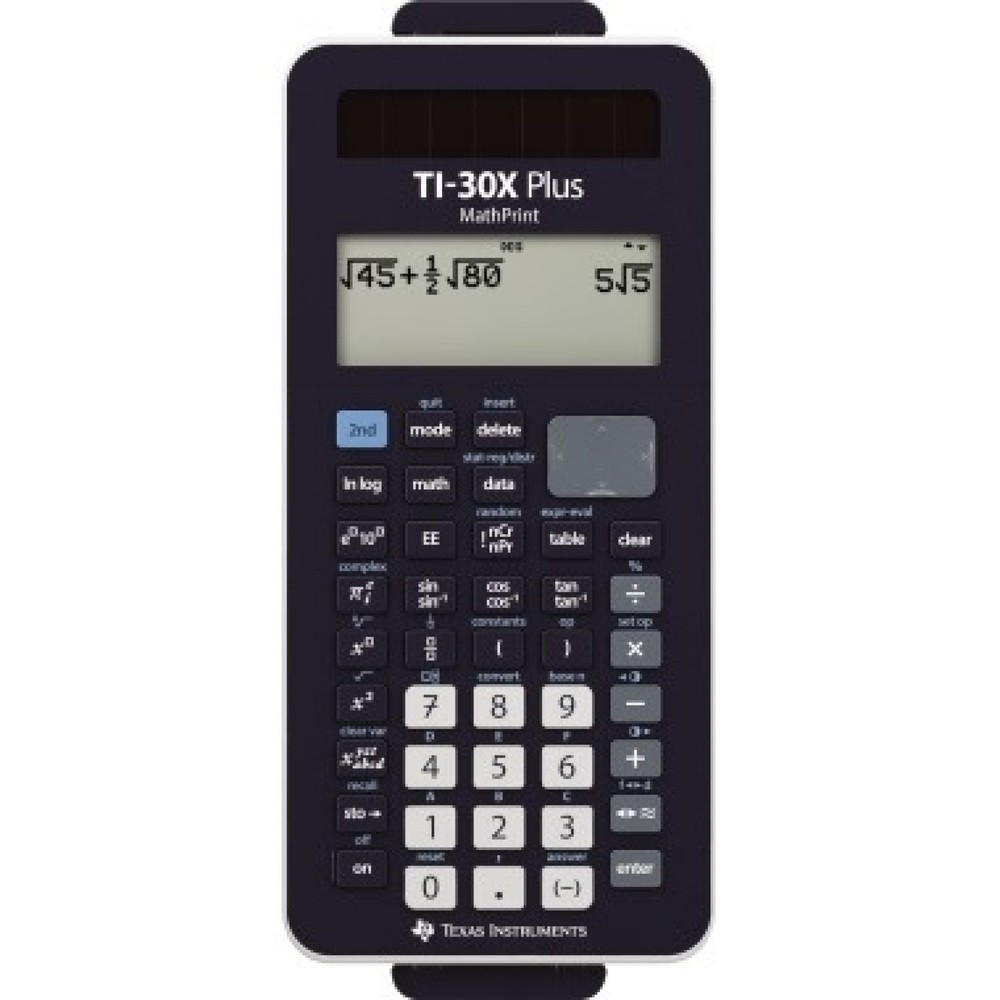 Produktabbildung: Texas Instruments Schulrechner Plus MathPrint TI-30 X 30XPLMP sw