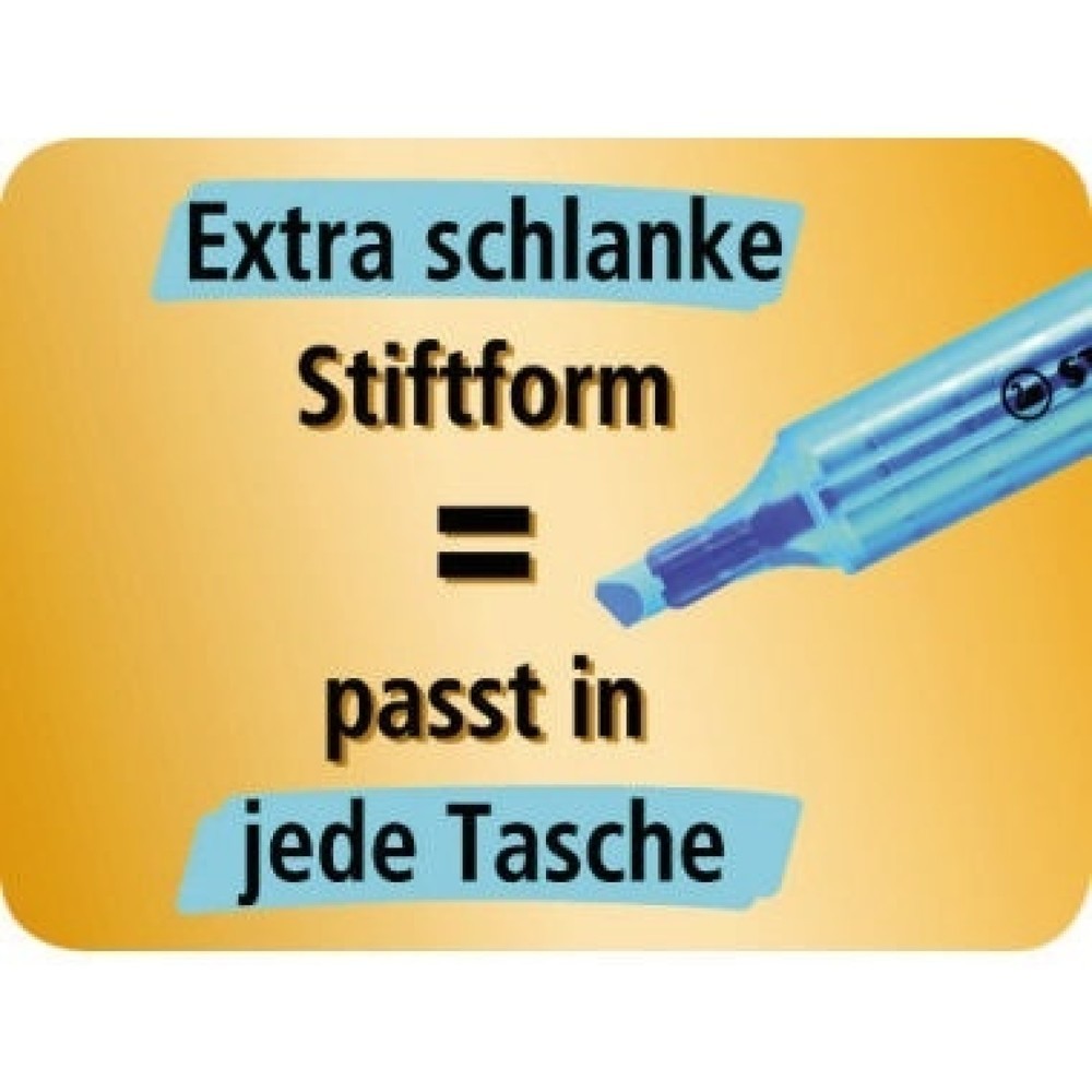 Produktabbildung Nr. 4: STABILO Textmarker swing cool 275/40 1-4mm Keilspitze rot