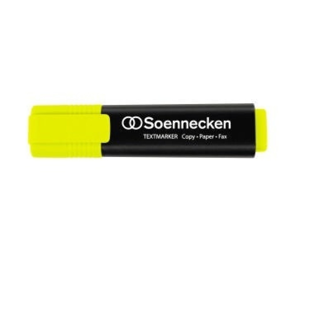 Produktabbildung: Soennecken Textmarker 3393 2-5mm Keilspitze gelb