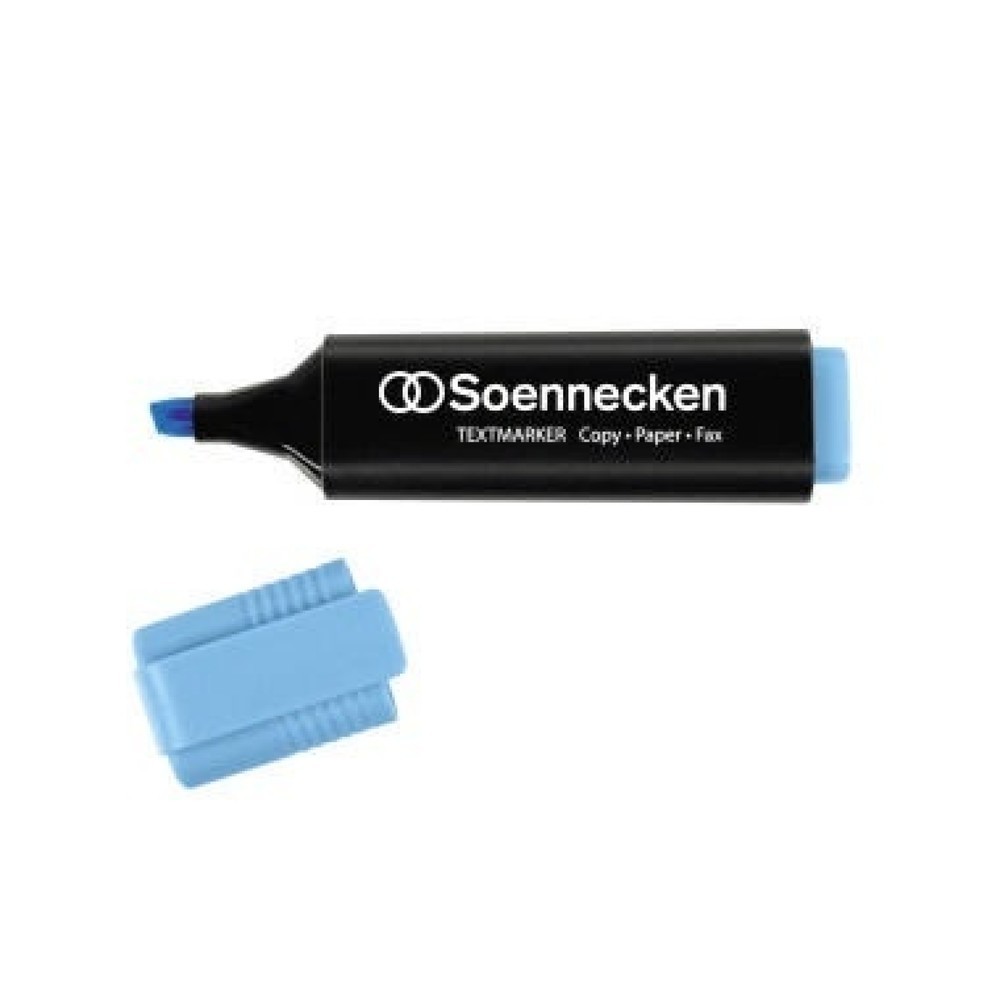 Produktabbildung: Soennecken Textmarker 3397 2-5mm Keilspitze blau