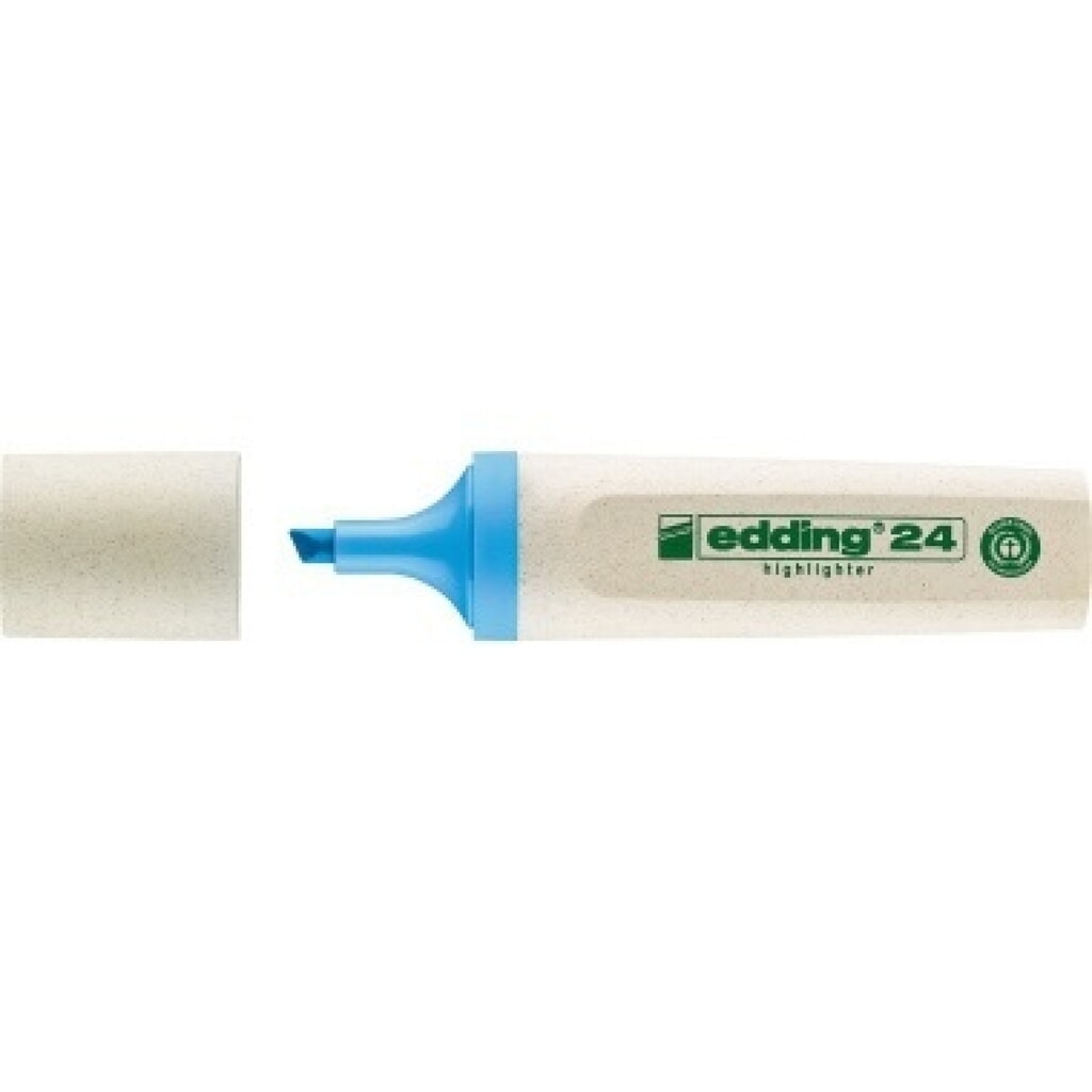 Produktabbildung: edding Textmarker Highlighter 24 EcoLine 4-24010 2-5mm hellblau