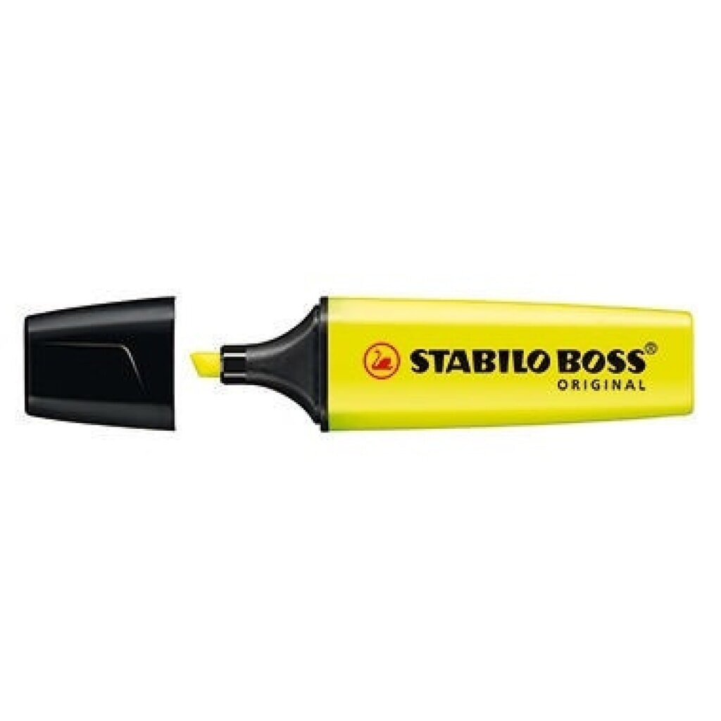 STABILO Textmarker BOSS ORIGINAL 70/24 2-5mm gelb Produktabbildung: STABILO Textmarker BOSS ORIGINAL 70/24 2-5mm gelb