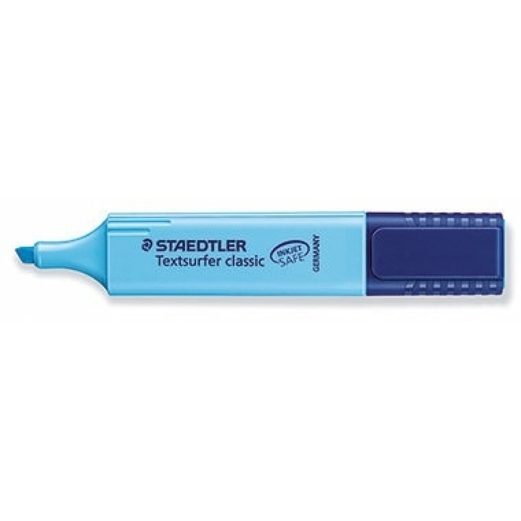 STAEDTLER Textmarker Classic 364-3 1-5mm Keilspitze blau Produktabbildung: STAEDTLER Textmarker Classic 364-3 1-5mm Keilspitze blau