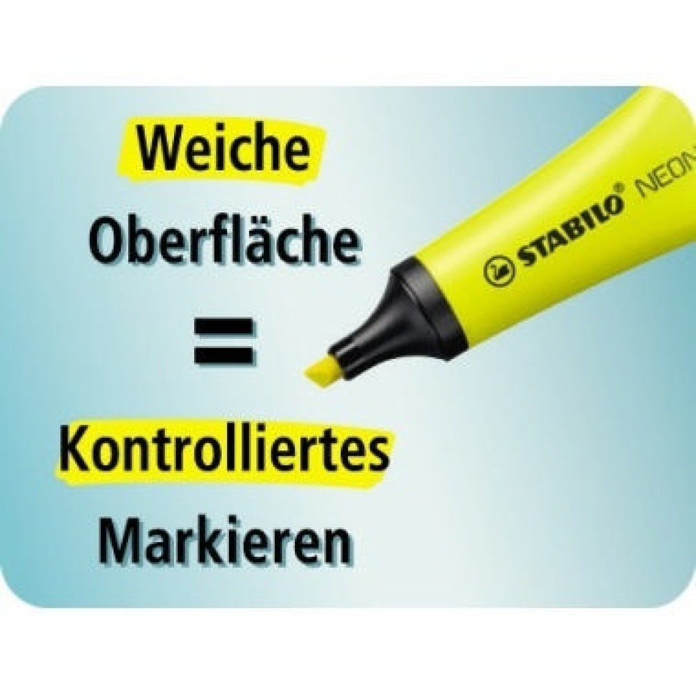 Produktabbildung Nr. 6: STABILO Textmarker NEON 72/4-1-5 2-5mm sortiert 4 St./Pack.