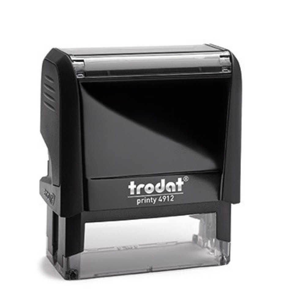 Produktabbildung: trodat Textstempel PRINTY 4.0 44085 47x18mm 5zeilig Kissen schwarz